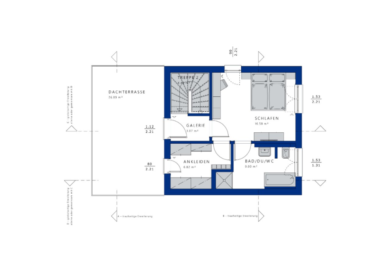 Grundriss DG