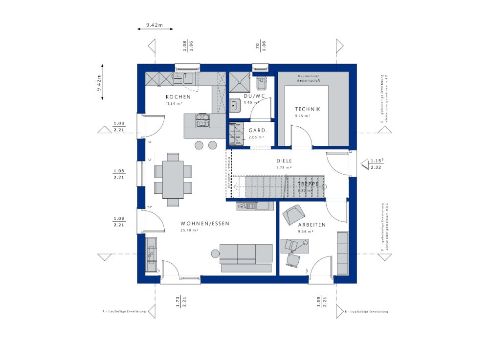 Grundriss EG Grundriss EG