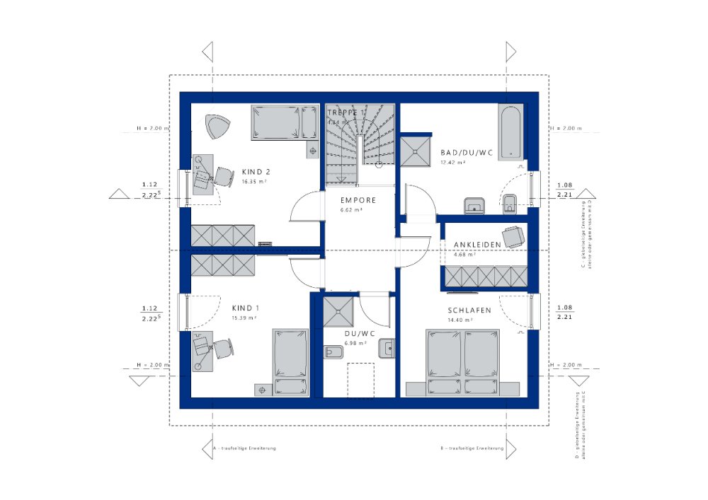 Grundriss DG