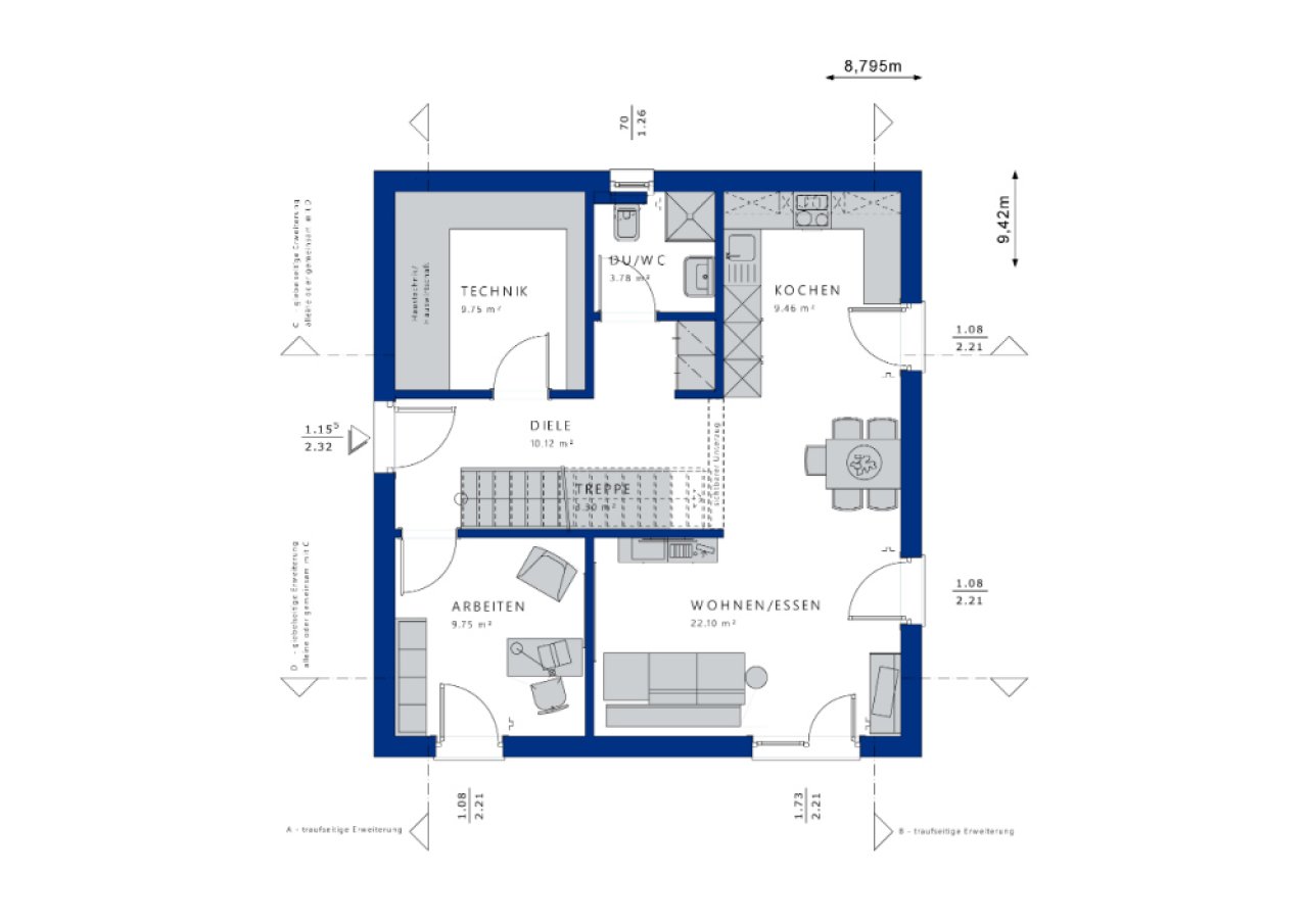 Grundriss EG